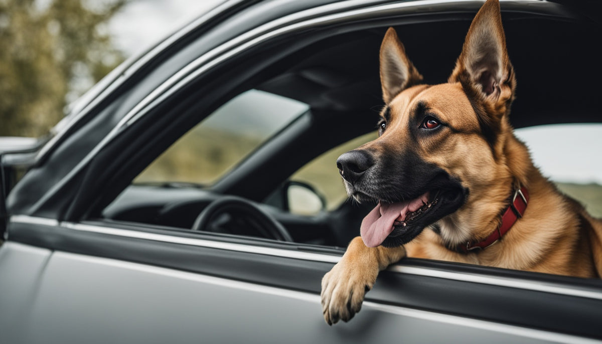 Image showcasing Easing Dog Car Anxiety: Tips for Calm Travels – Paw Roll