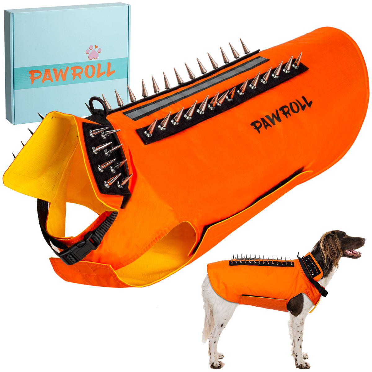 PawRoll™ Dog Spike Vest Harness (2023) Paw Roll