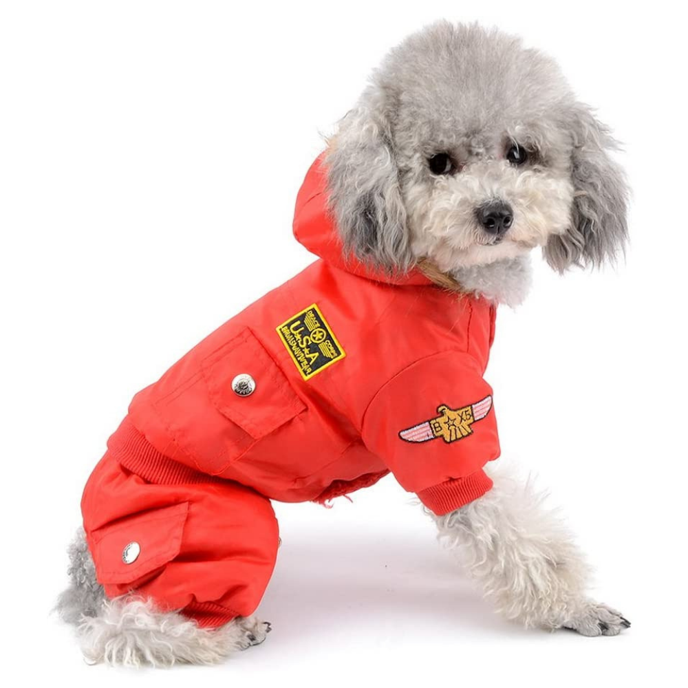 PawRoll Airman Fleece Winter Jacket Paw Roll