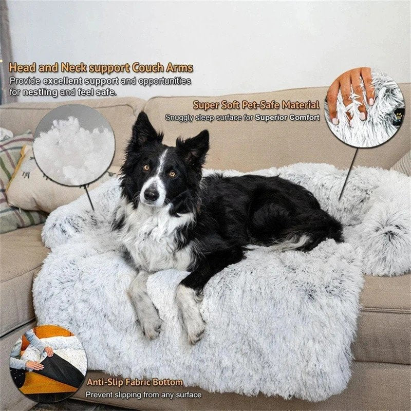 PawRoll™ Calming Sofa Dog Bed