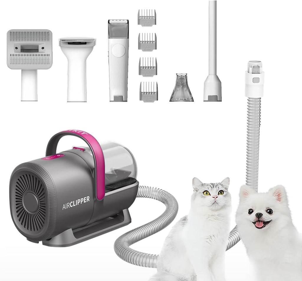 PawRoll Airclipper 5-In-1 Pet Grooming Vacuum