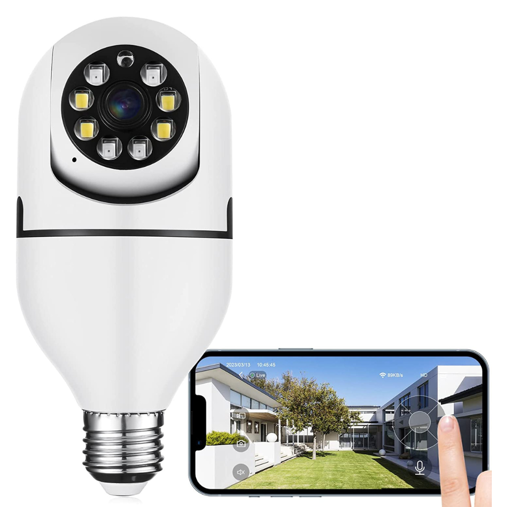 PawRoll™ Wireless 1080P Pet Light Bulb Camera Pro