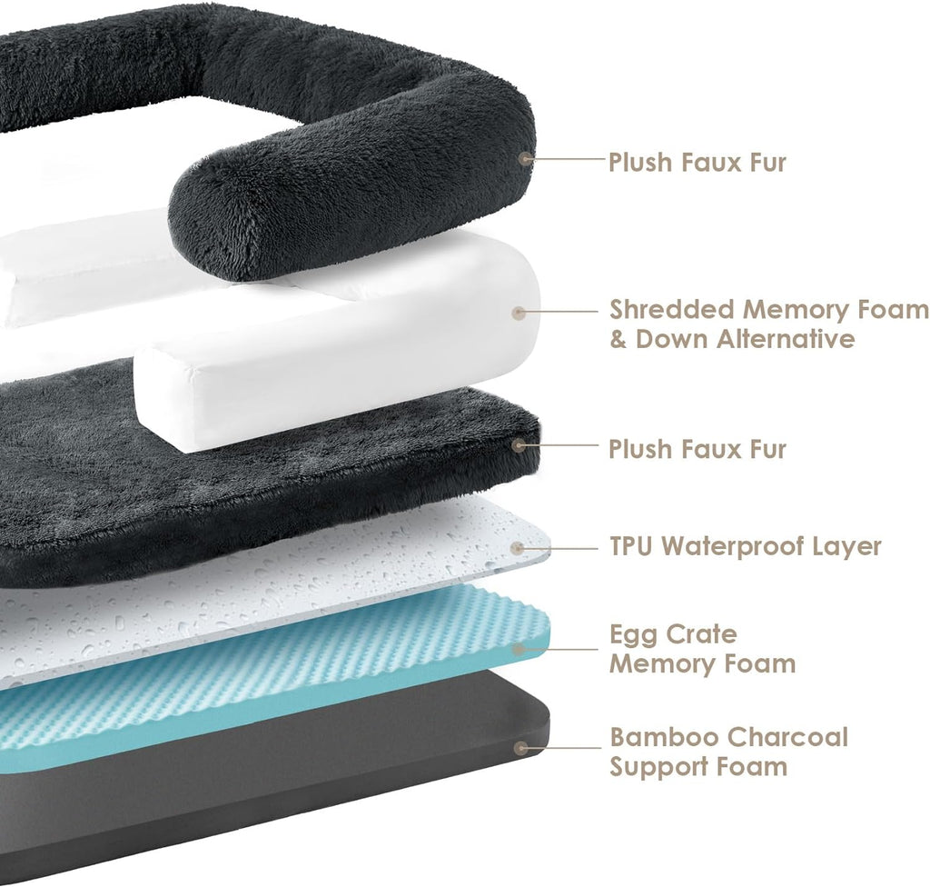 Foldable PawRoll Human Dog Bed