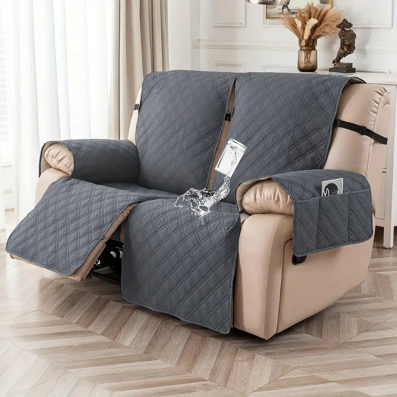 PawRoll Anti-Slip Pet Sofa Cover With Side Pockets (2024)