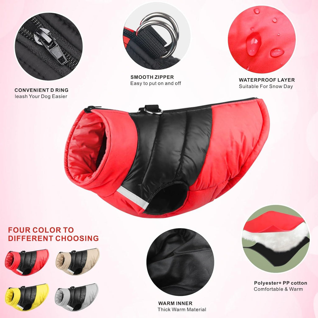 PawRoll Dog Waterproof Winter Jacket