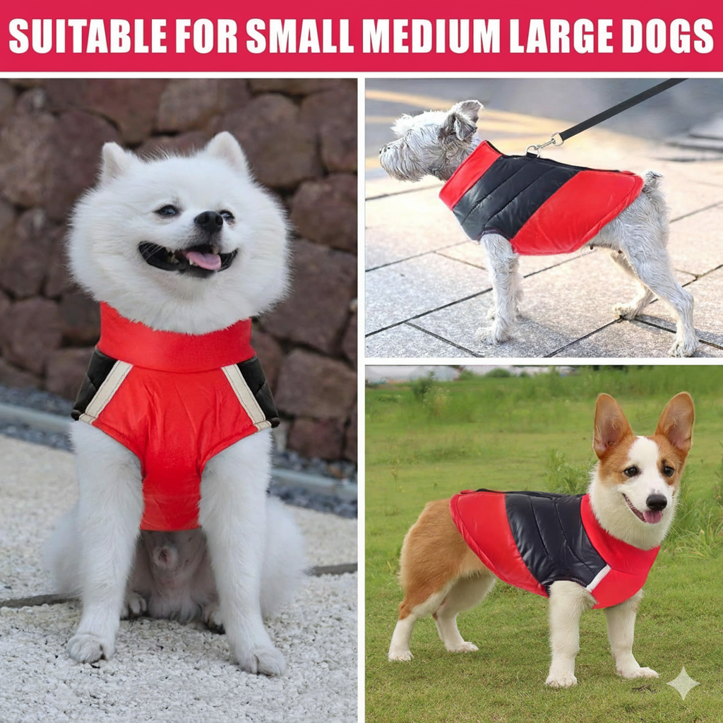 PawRoll Dog Waterproof Winter Jacket