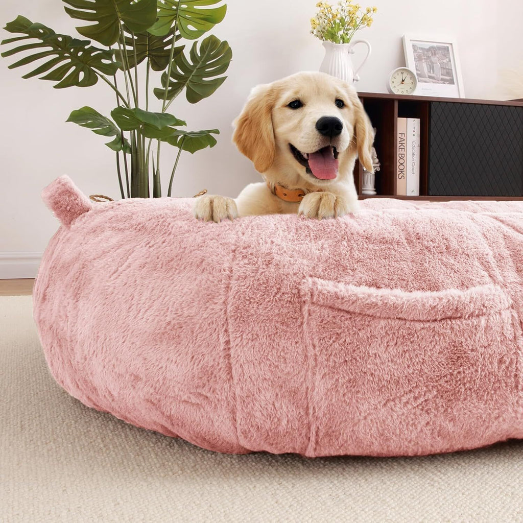 Pink PawRoll Human Dog Bed