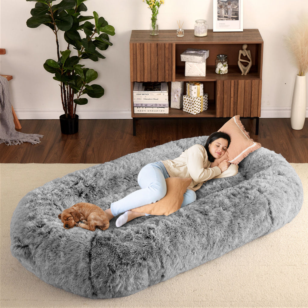 Premium PawRoll Human Dog Bed