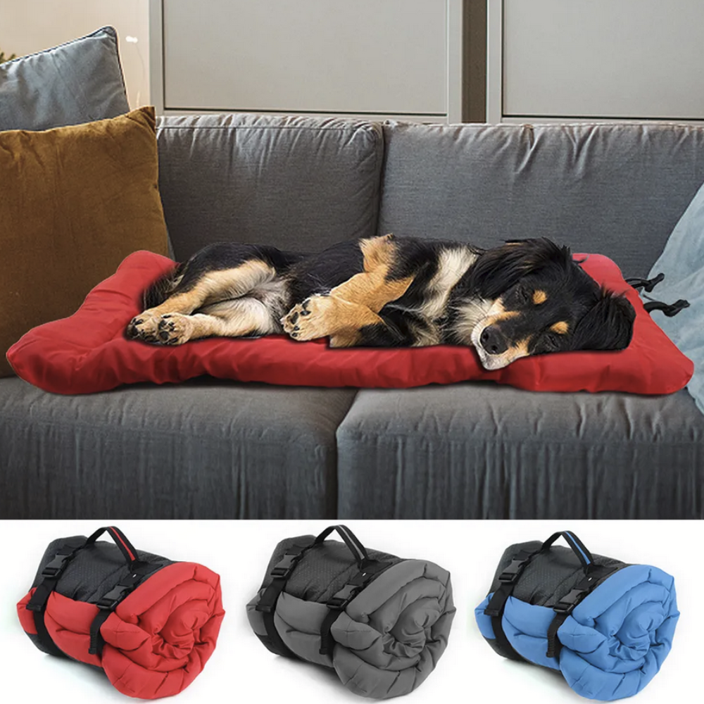 PawRoll Portable Dog Bed for Travel