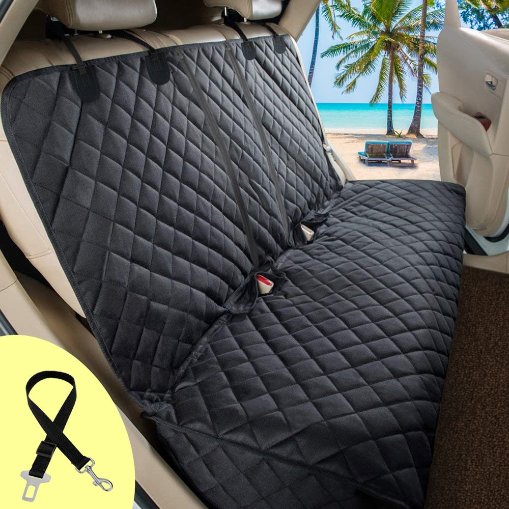 Dog Seat Cover for Back Seat - Nonslip Car Seat Protector for Dogs, 100%  Waterpr