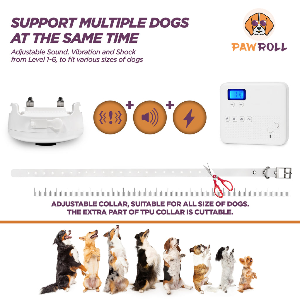PawRoll™ 2-In-1 Wireless Dog Fence