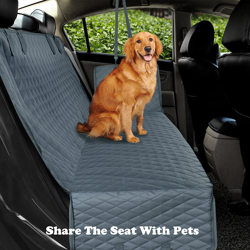 All-In-One Waterproof Dog Car Nonslip Seat Cover for Back Seat