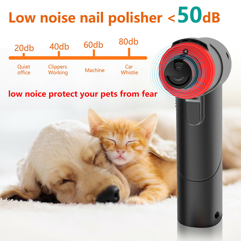 PawRoll Dog Nail Grinder (3 Speed and LED Upgraded)
