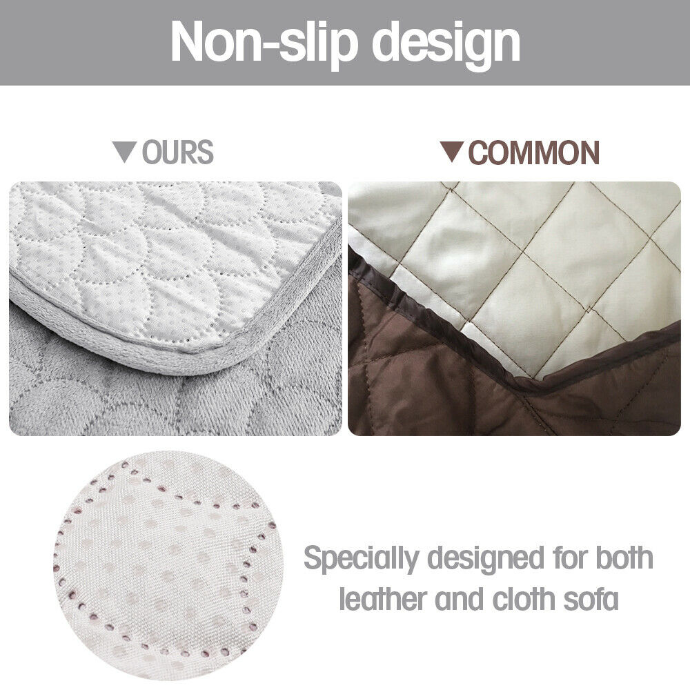 New PawRoll Anti-Slip Pet Sofa Cover With Side Pockets