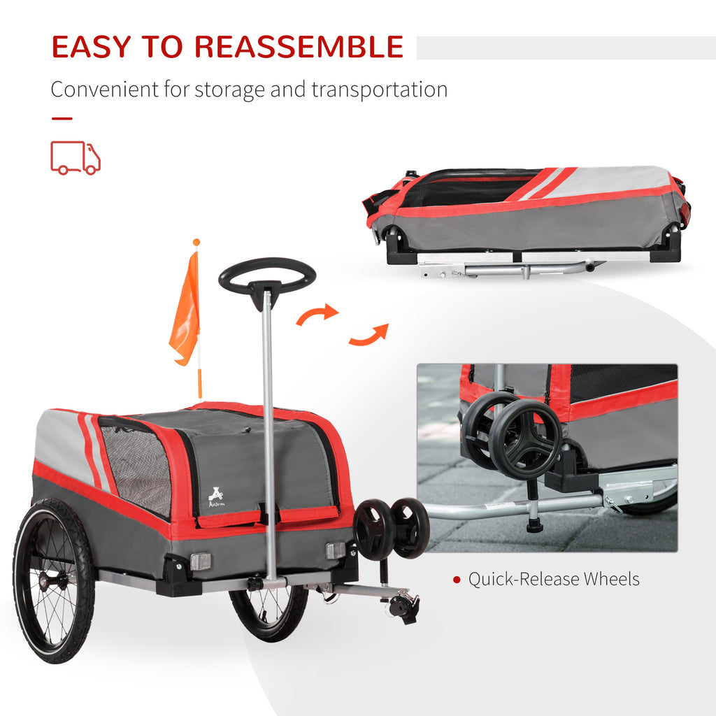 PawRoll™ 2-In-1 Dog Stroller (2023)