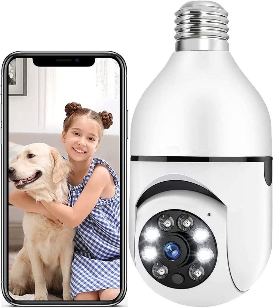 PawRoll™ Wireless 1080P Pet Light Bulb Camera
