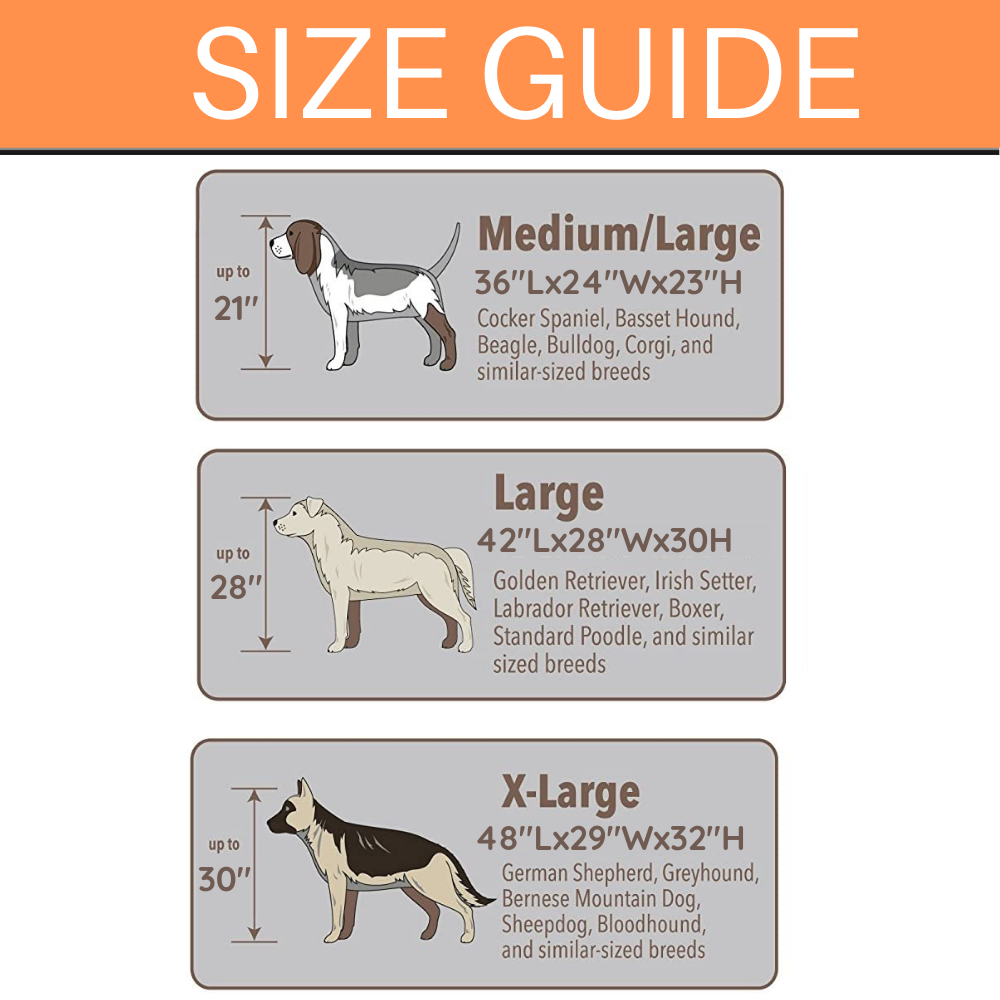 What size dog crate sales for a cocker spaniel