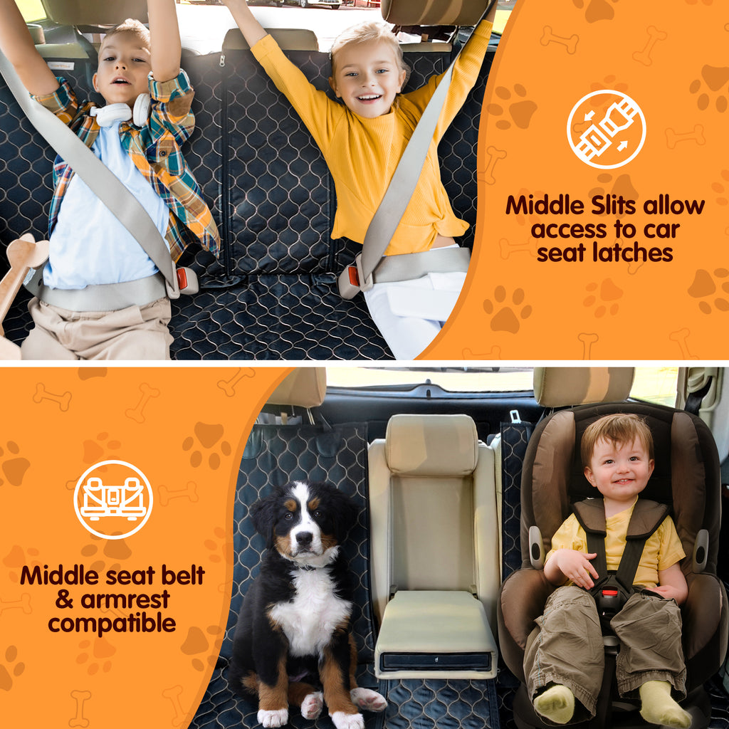 PawRoll™ Non-Slip Dog Car Seat Cover
