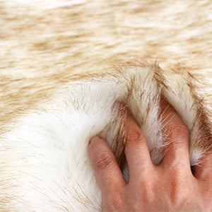 PawRoll™ Faux Fur Orthopedic Dog Bed