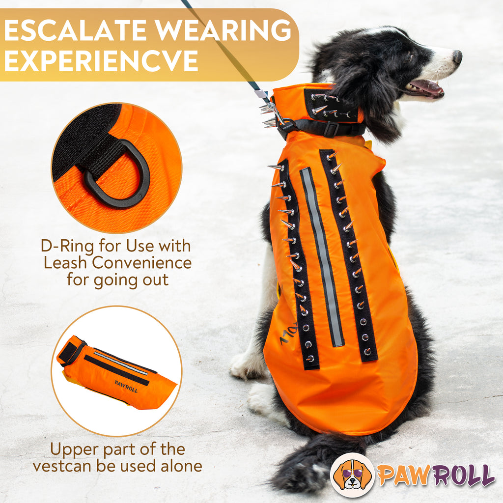 PawRoll™ Dog Spike Vest Harness