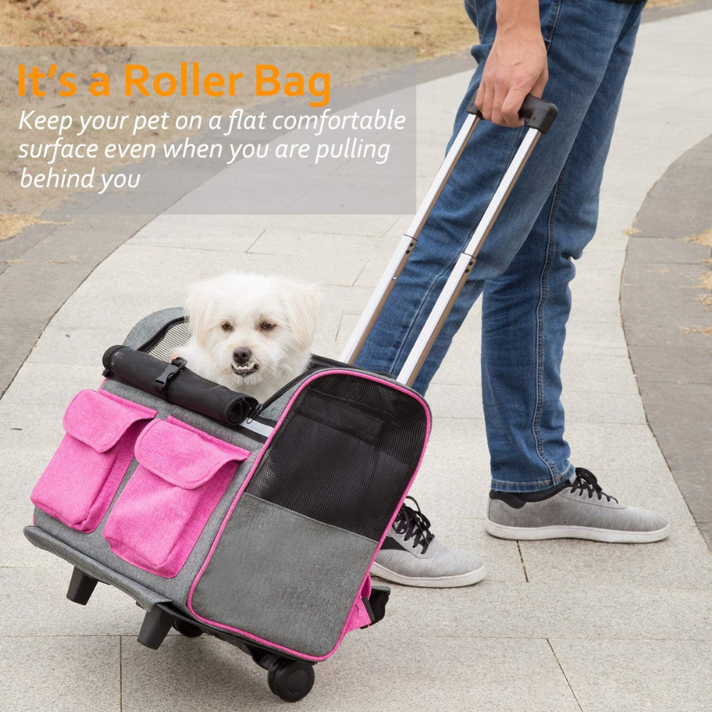 Dog 2024 roller bag