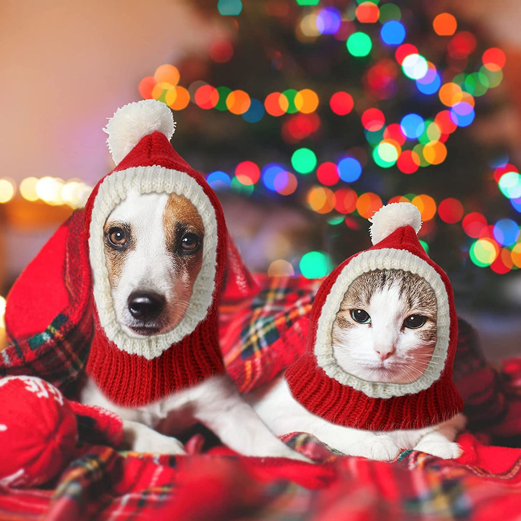 PawRoll Cute Christmas Warm Dog Hats