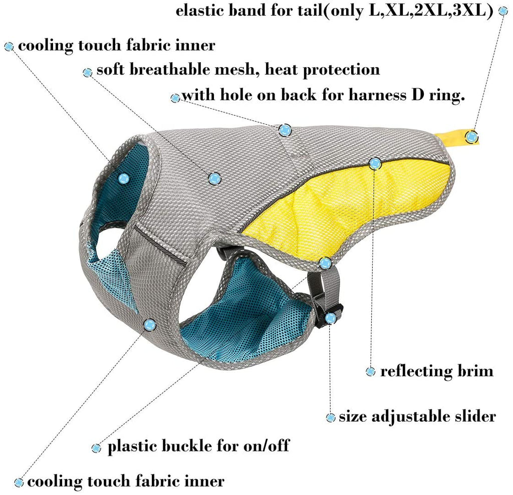 PawRoll Dog Cooling Vest Harness (2022)