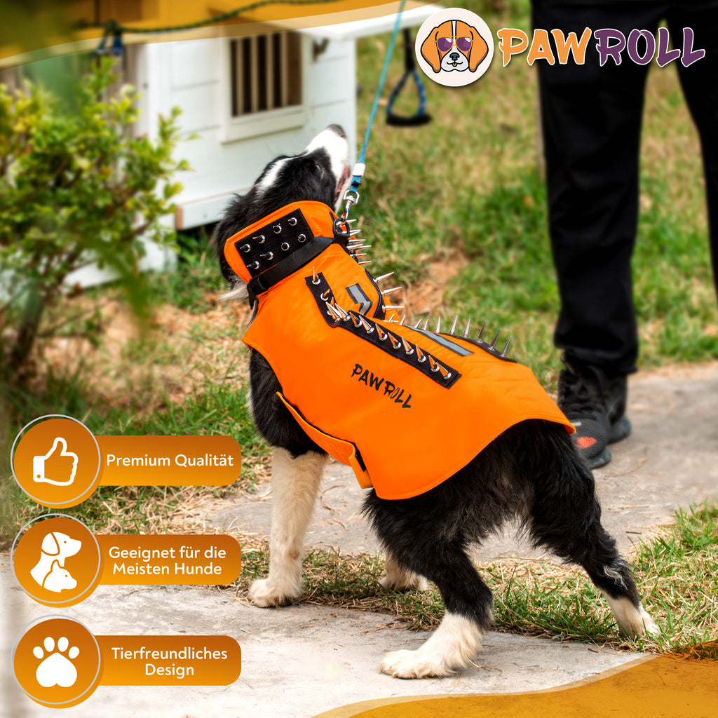 PawRoll™ Dog Spike Vest Harness Pro