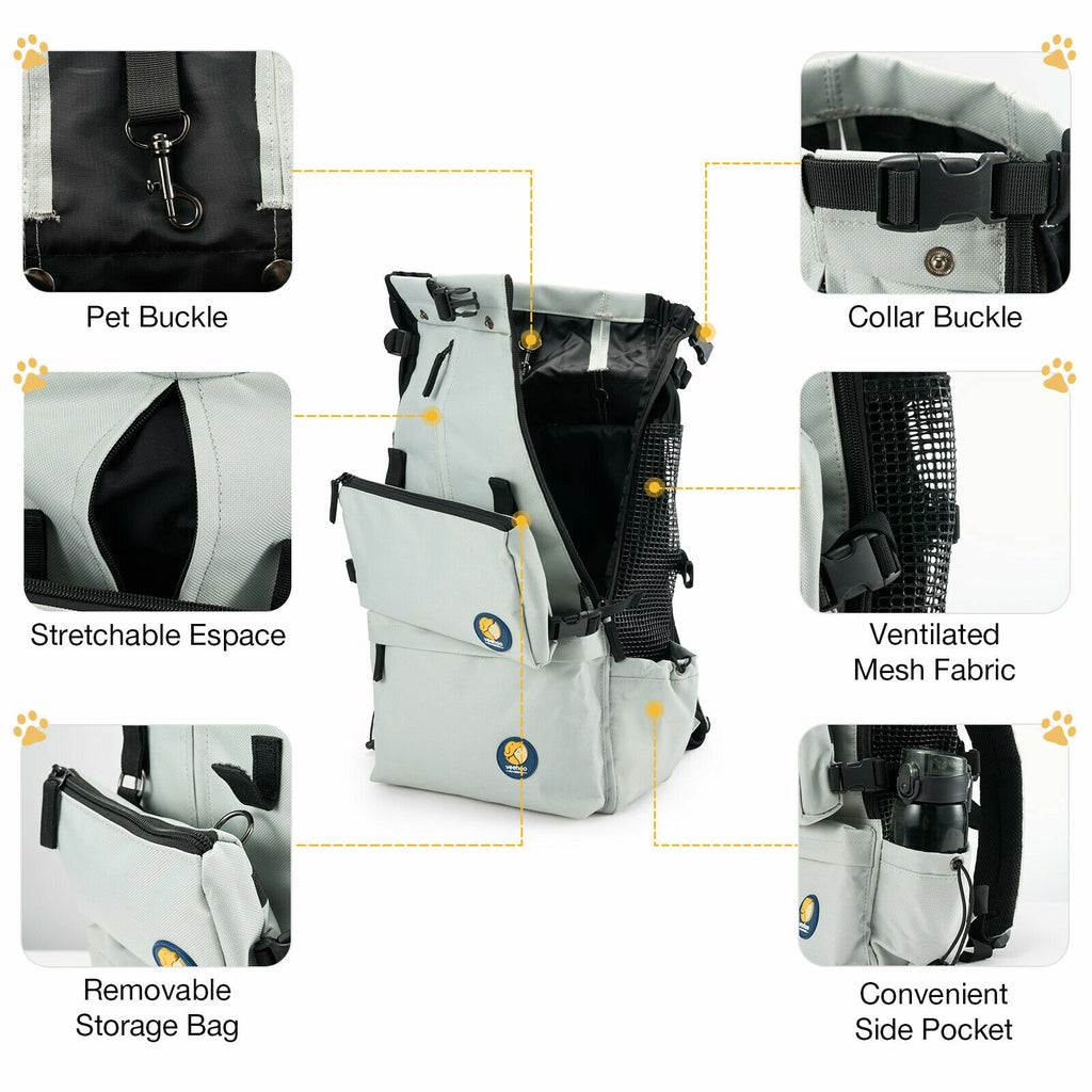 VEEHOO Pet Carrier Backpack (2022)