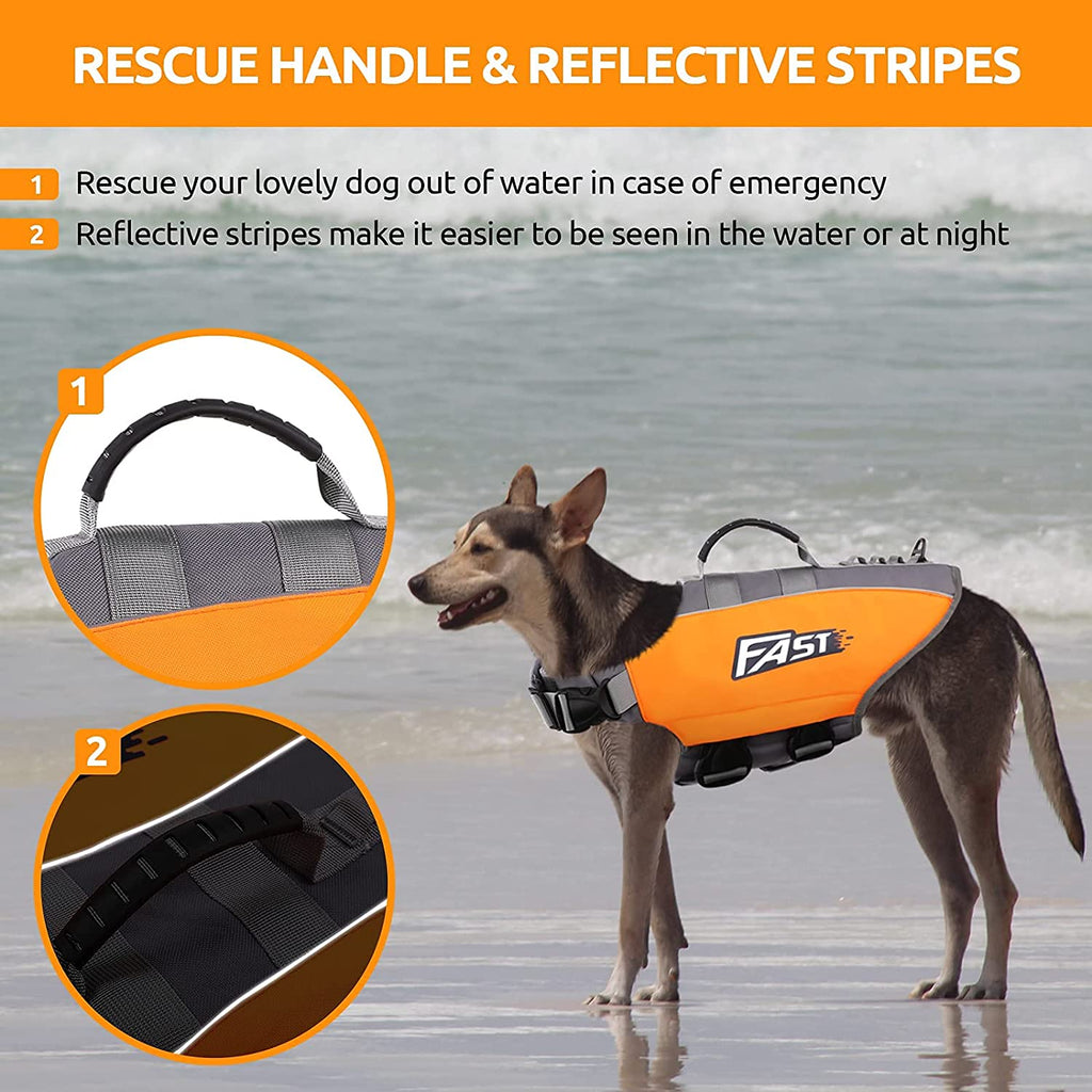 New PawRoll™ Dog Safety Life Jacket