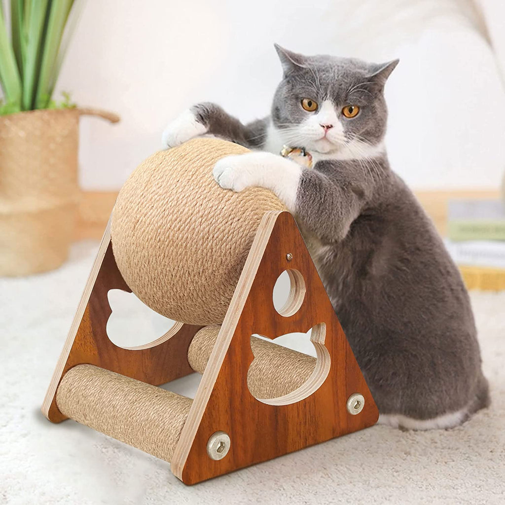 PawRoll™ Cat Scratching Ball Toy