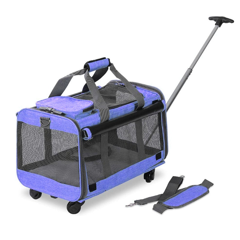 Pet Carrier With Wheels, Pet Carrier Airline Approved For Small