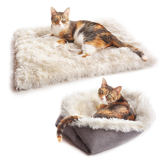PawRoll Self-Warming Pet Convertible Bed