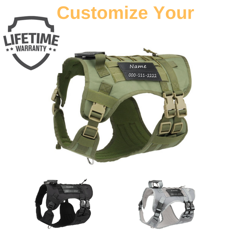 Personalized PawRoll™ Tactical Service Dog Vest