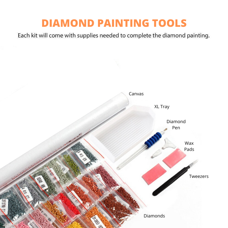 Custom Diamond Painting Kit - Full Drill – Paw Roll