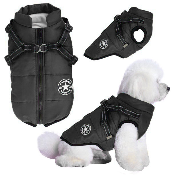 New PawRoll™ Dog Winter Waterproof Jacket