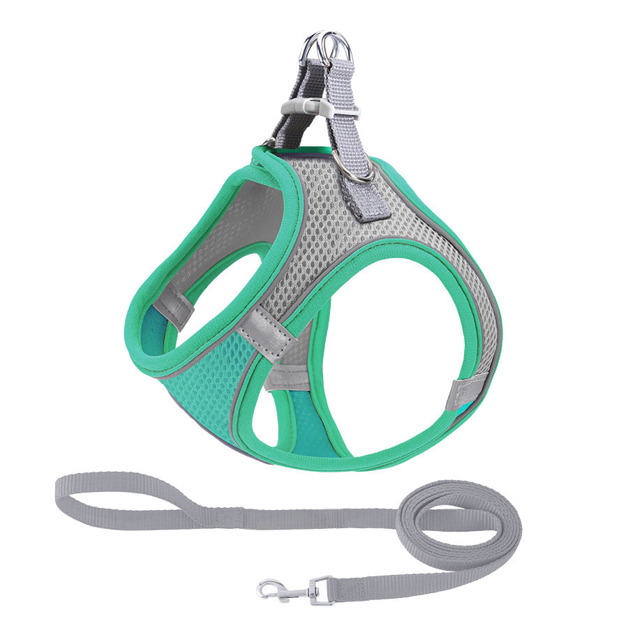 PawRoll™ No Pull Pet Summer Harness With Free Leash