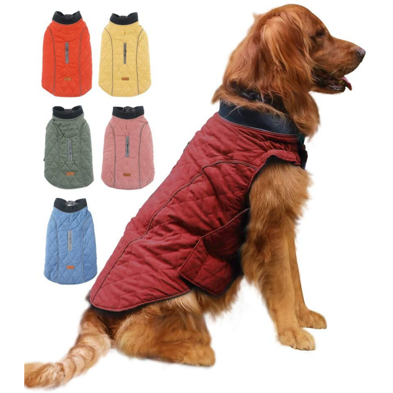 Reflective LV Dog Raincoat - The Supreme Paw Supply