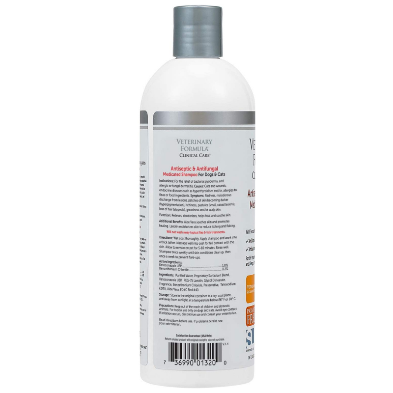 Veterinary Formula Clinical Care Antiseptic and Antifungal Shampoo