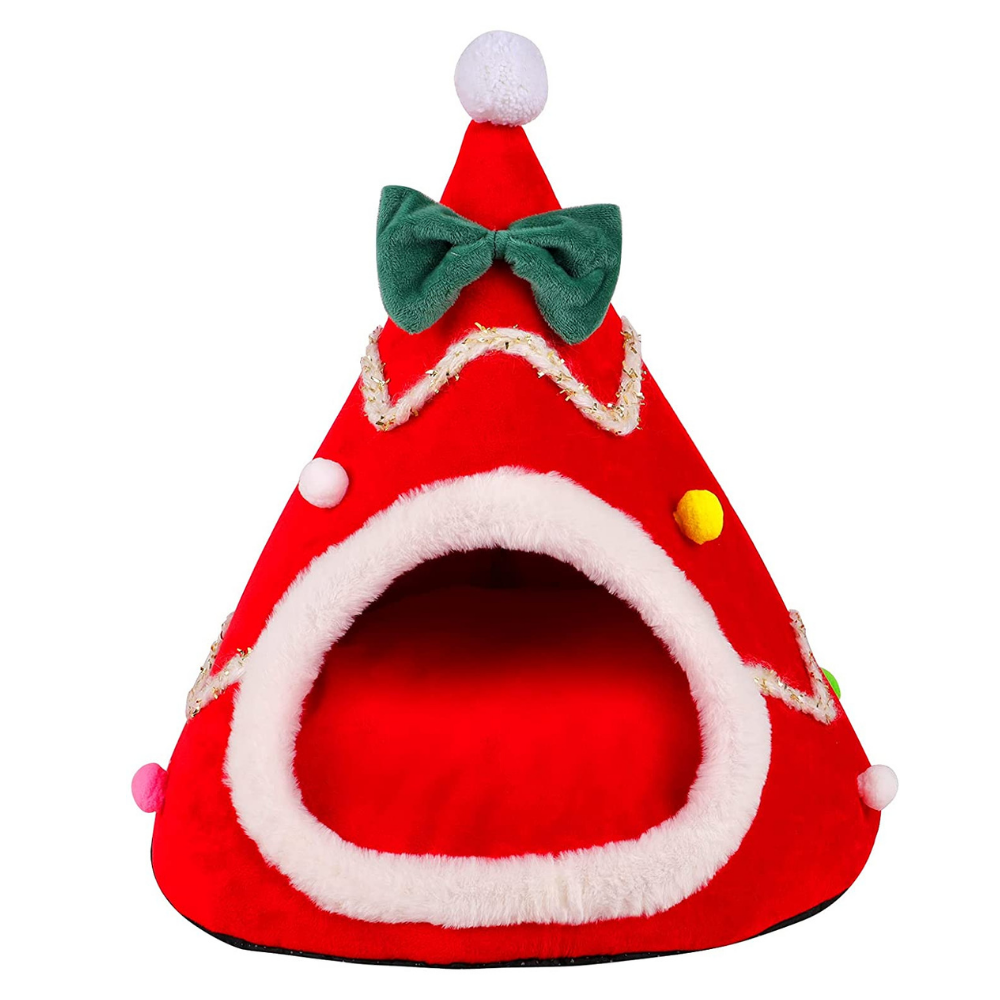 PawRoll Christmas Cat Nest Bed