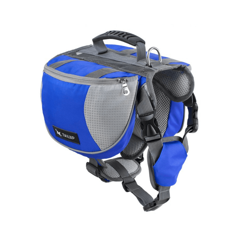 All Purpose™ Dog Backpack Harness-Paw Roll,Blue / L (60-85LBS)