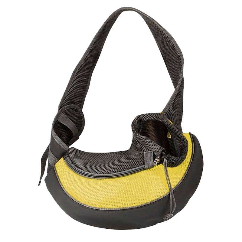 Fashion Small Puppy Carrier-Paw Roll,Yellow / S (Up to 7 lbs)