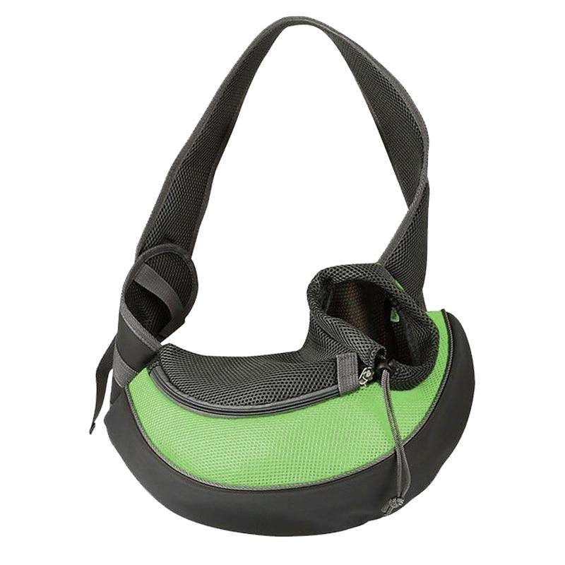 Fashion Small Puppy Carrier-Paw Roll,Green / S (Up to 7 lbs)
