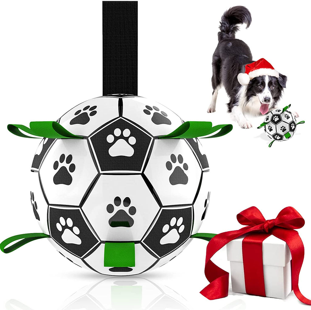 Christmas Dog Toy - Interactive Dog Soccer Ball