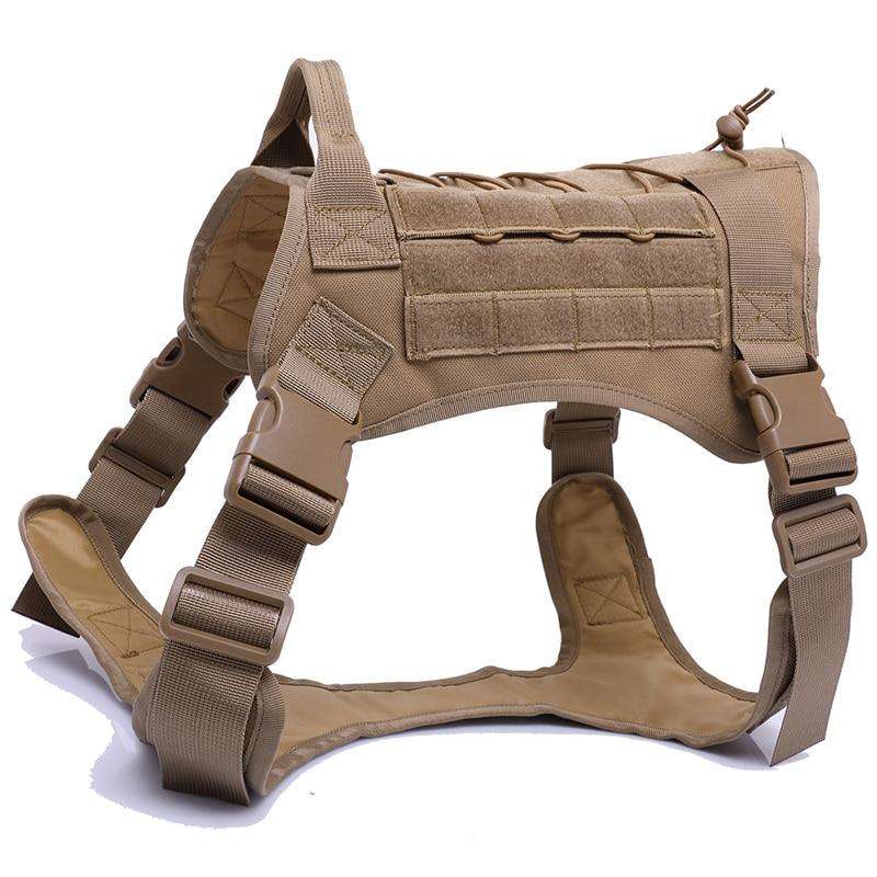 M12™ Military Harness-Paw Roll,Brown / M (30-100LBS)