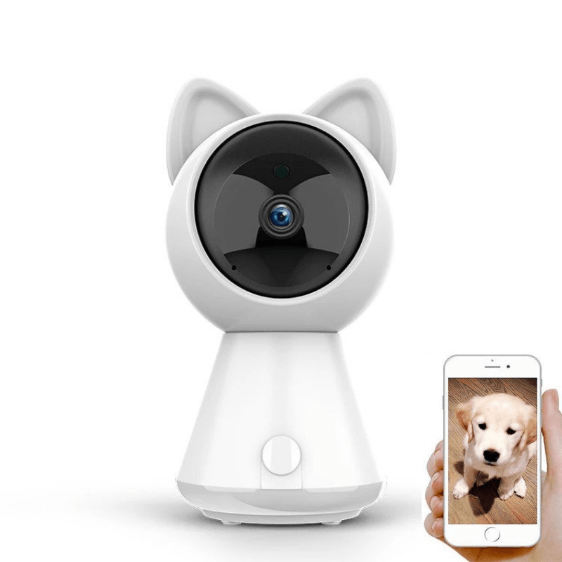PawRoll™ 1080p Cute Cat Security Pet Camera-Paw Roll